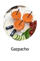 Studená španělská polévka gazpacho